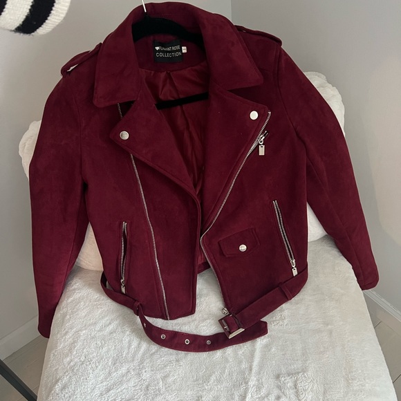 BURGUNDY JACKET - Picture 2 of 3